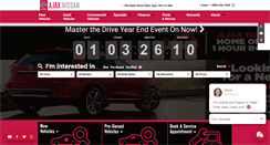 Desktop Screenshot of ajaxnissan.com