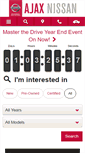 Mobile Screenshot of ajaxnissan.com